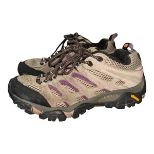 Merrell Moab Ventilator Womens 8 Sand Hiking Shoes Vibram Low Sneakers GORPCORE